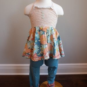 Girls Size 6 Wildflowers Clothing Outfit